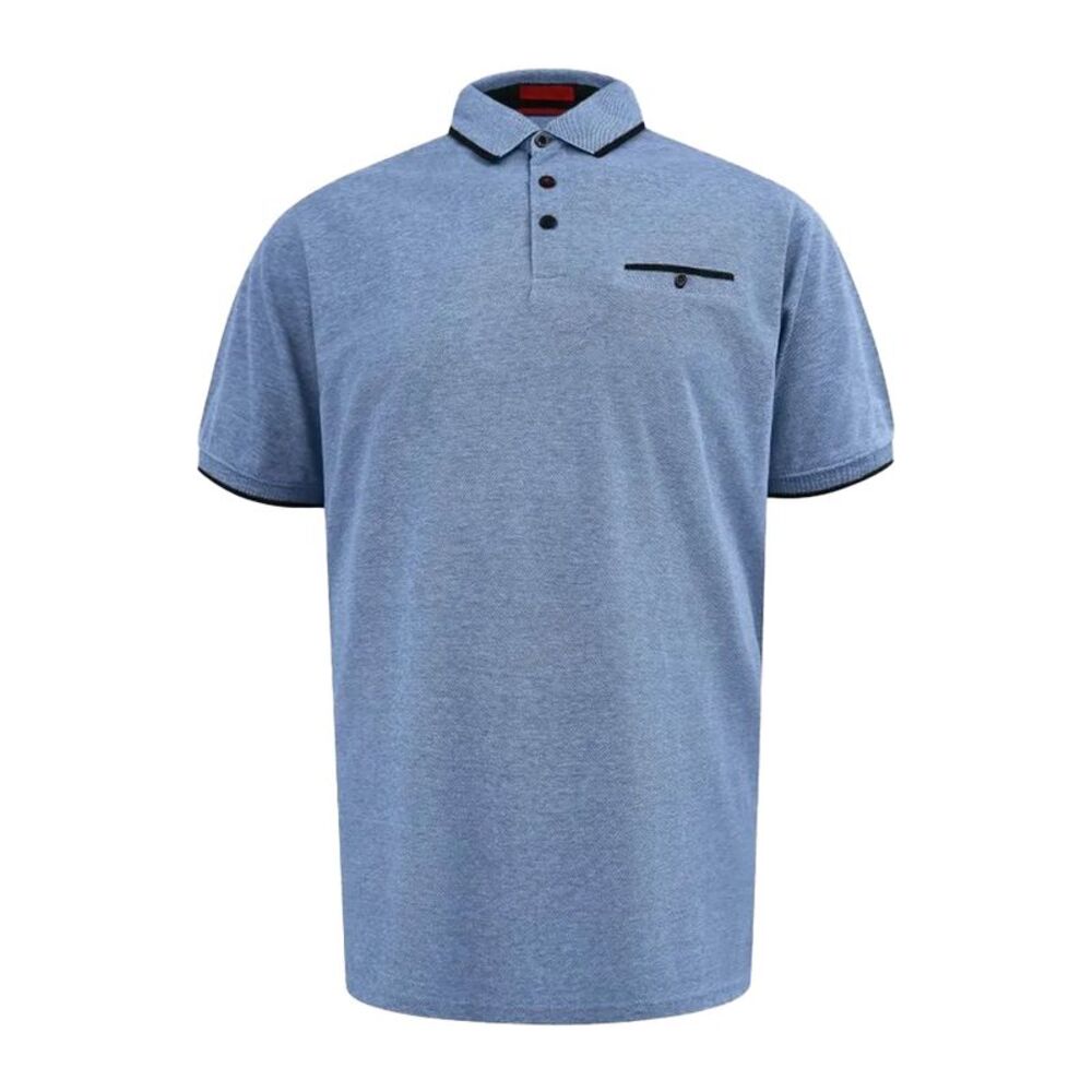 Duke Mens Harvey D555 Pique Kingsize Polo Shirt / Blue